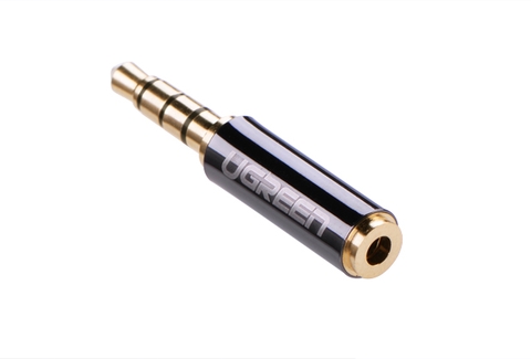 20501-Đầu chuyển đổi 2.5mm đực sang 3.5mm cái dài 25mm UGREEN 20501