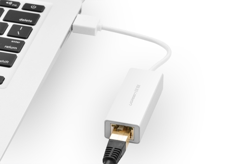 20257-Bộ chuyển đổi USB 2 sang LAN 10/100 Mbps vỏ nhôm CR110 20257 (Bạc)