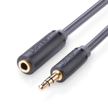 10784-Cáp âm thanh kéo dài hai đầu chuẩn 3.5mm 1 đầu đực 1 đầu cái dài 2M UGREEN AV124 10784