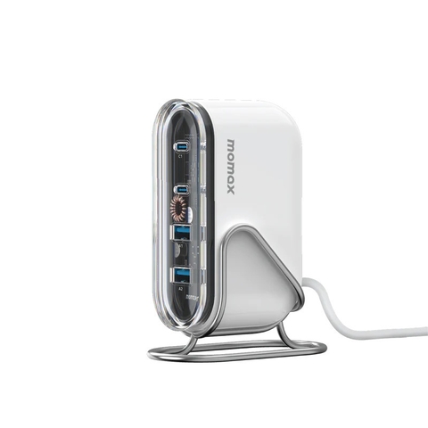 MO-3586-1-Sạc Dòng+ 120W 6 cổng Bộ sạc máy tính để bàn (CN) (Trắng) UM55CNW