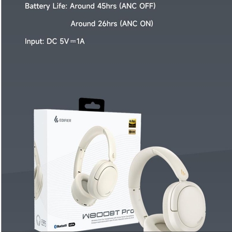 Tai nghe chụp tai Bluetooth V5.4 EDIFIER W800BT Pro