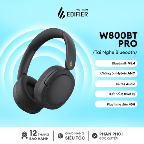 Tai nghe chụp tai Bluetooth V5.4 EDIFIER W800BT Pro