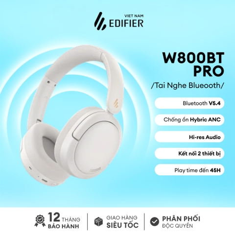 Tai nghe chụp tai Bluetooth V5.4 EDIFIER W800BT Pro