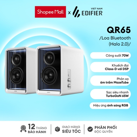 Loa Bookshielf 2.0 Bluetooth Hi-Res 70W QR65