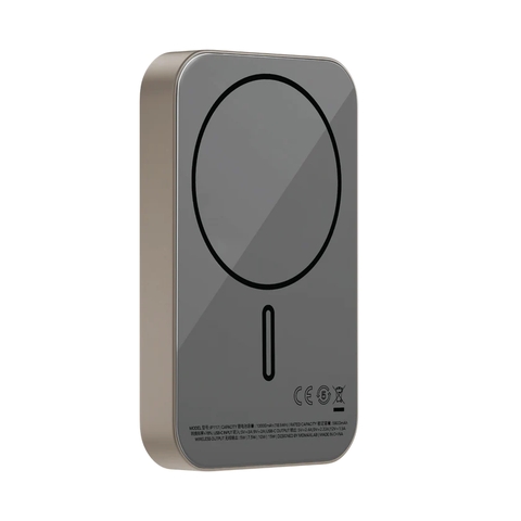 MO-4279-Sạc Dự Phòng 10.000mAh Không Dây Từ Tính MOMAX Q.Mag X1 | Sạc Dòng Điện Thấp | Bảo Hành 12 Tháng 1 Đổi 1 IP117 - Titan