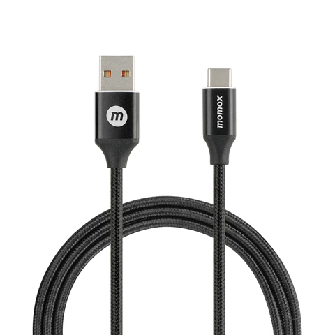 MO-6007-Cáp Sạc Siêu Nhanh USB-A sang Type C 11V/6A MOMAX ELITE LINK 1.2M Chắc Chắn | Sạc Nhanh 66W | Bảo Hành 12 Tháng 1 Đổi 1