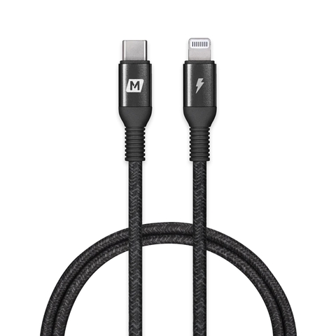 MO-6893-Cáp Sạc Nhanh Type C sang Lightning 1.2M/2M MOMAX ELITE LINK 18W | Nhôm và Sợi Kevlar | Bảo Hành 12 Tháng 1.2m