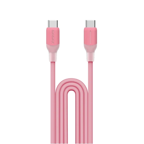 MO-3616-Cáp Sạc Nhanh Type C sang Type C 1.2M 60W MOMAX 1-Link PD| TPE +Silicon Bền Bỉ | Bảo Hành 12 Tháng 1 Đổi 1 DC23 Hồng
