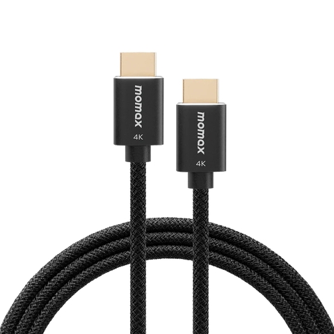 MO-8780-Cáp Chuyển Đổi HDMI sang HDMI 4K 2M MOMAX ELITE LINK| Phân Giải 4K| Dây Bện Nylon | Bảo Hành 12 Tháng 1 Đổi 1 DT5D