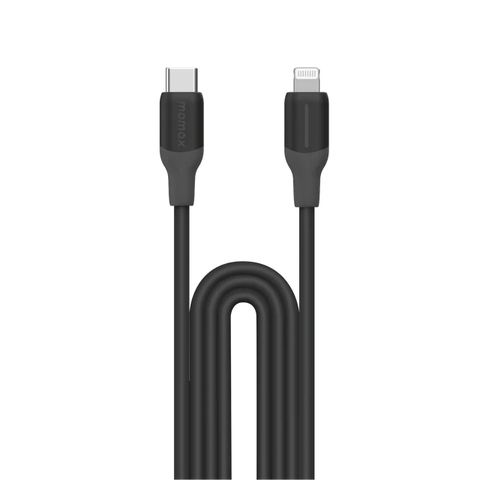 MO-2930-Cáp Sạc Nhanh Type C sang Lightning 1.2M 35W MOMAX 1-Link PD| TPE +Silicon Bền Bỉ | Bảo Hành 12 Tháng 1 Đổi 1 DL53 Đen
