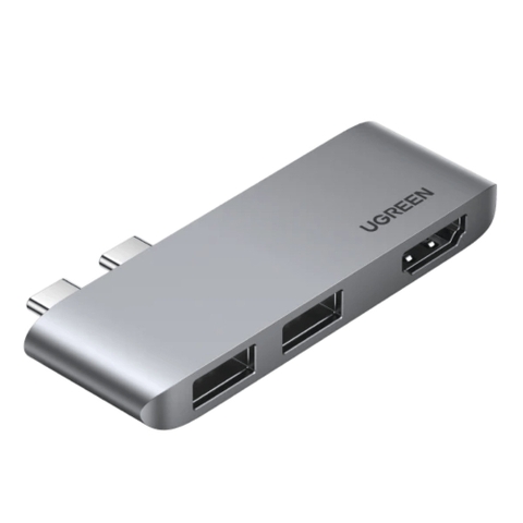 UGREEN 10914 USB C Hub Macbook Adapter 3-IN-2