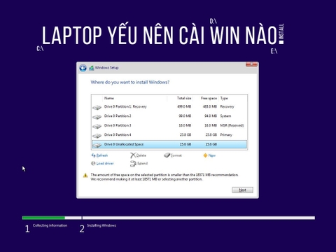 Tối ưu laptop để chơi Game: laptop yếu nên cài Win nào?