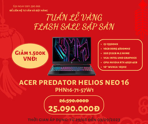 TUẦN LỄ VÀNG FLASH SALE SẬP SÀN MỪNG QUỐC KHÁNH VIỆT NAM