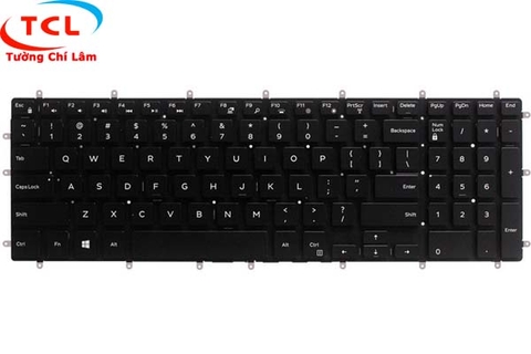 BÀN PHÍM LAPTOP DELL 7566 ZIN (ĐEN) (LED)