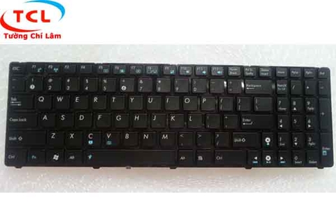 BÀN PHÍM LAPTOP ASUS K52 OEM (ĐEN) (PHÍM NỔI)