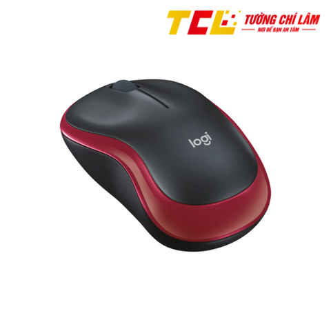 CHUỘT KHÔNG DÂY LOGITECH M185 ĐỎ ĐEN 910-002503