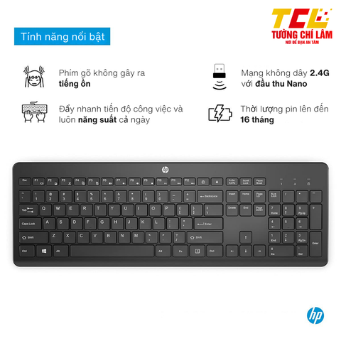 Bộ bàn phím chuột không dây HP 235