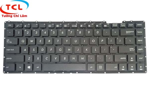 BÀN PHÍM LAPTOP ASUS X451 ZIN (ĐEN) (KHÔNG Bệ)