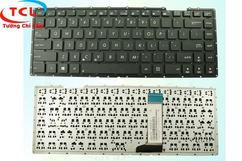 BÀN PHÍM LAPTOP ASUS K401 OEM (ĐEN) (CÁP NGẮN)