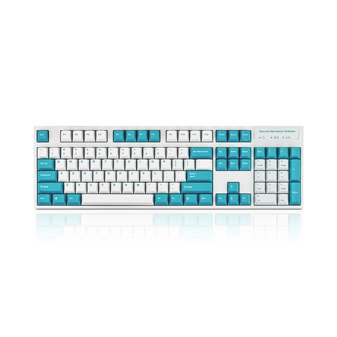 BÀN PHÍM CƠ LEOPOLD FC900RBT WHITE MINT BROWN SWITCH (KẾT NỐI USB C + BLUETOOTH 5.1)