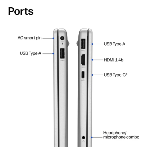 HP Laptop AI 15-fd2050wm (D4JK5UA),Core Ultra 5-225U,8GB,512GB SSD,15.6”(1920X1080)Touch,W11,Silver