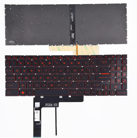 BÀN PHÍM LAPTOP MSI GS60 OEM (ĐEN) (LED)