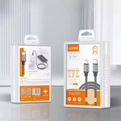 Dây cáp sạc LDNIO Type-C to Lightning LC442i 30W (2M)