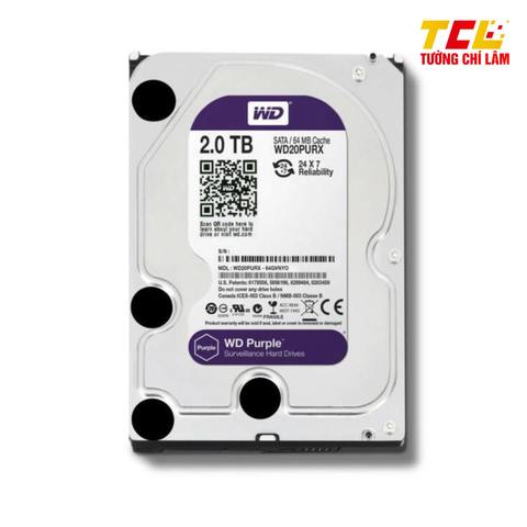 Ổ Cứng HDD Western Digital 2TB 3.5inch SATA 5400rpm