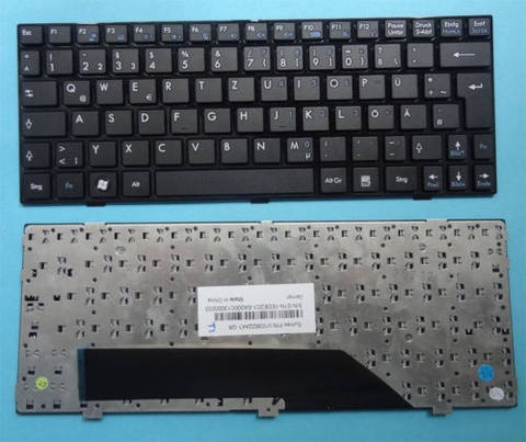 BÀN PHÍM LAPTOP MSI U160 OEM (ĐEN)