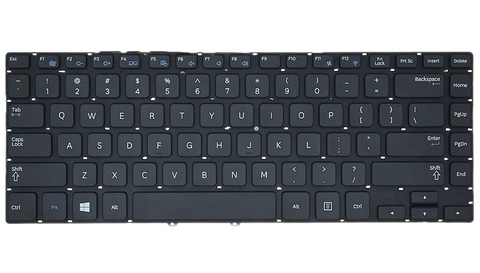 BÀN PHÍM LAPTOP SAMSUNG NP530U2Y OEM (ĐEN) (CẢ KHUNG)