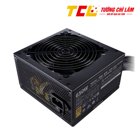 NGUỒN MÁY TÍNH COOLER MASTER MWE V2 230V 650 650W PLUS BRONZE (80 PLUS BRONZE/MÀU ĐEN)