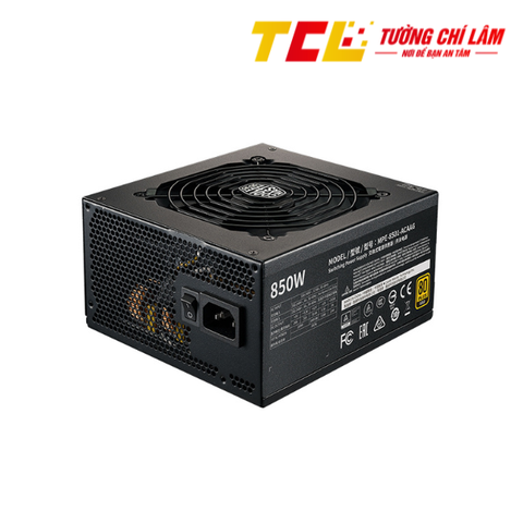 NGUỒN MÁY TÍNH COOLER MASTER MWE GOLD 850 - V2  850W ( 80 PLUS GOLD/MÀU ĐEN/FULL MODULAR)