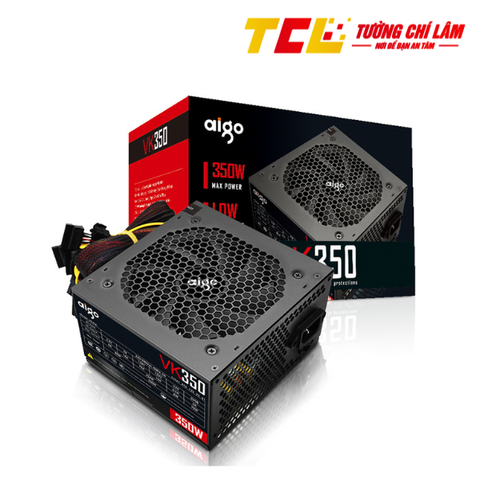 NGUỒN MÁY TÍNH AIGO VK350 - 350W (MÀU ĐEN)