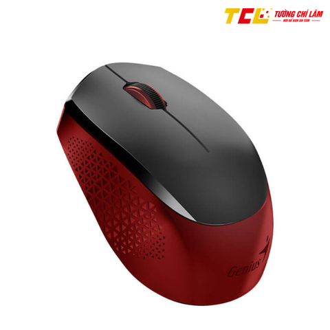 CHUỘT KHÔNG DÂY SILENT GENIUS NX-8000S (WIRELESS 2.4GHZ/ĐỎ/BLUEEYE)