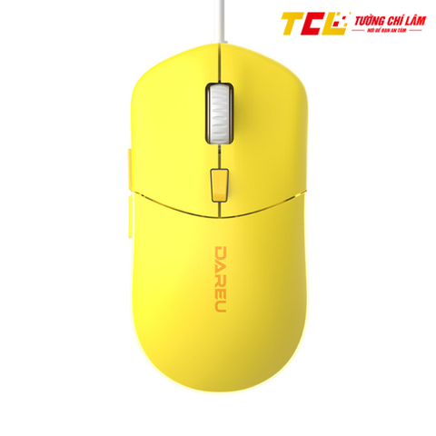 CHUỘT CÓ DÂY DAREU LM121 YELLOW (SILENT CLICK, LED RGB)