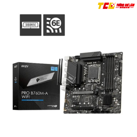 MAINBOARD MSI PRO B760M-A WIFI DDR5