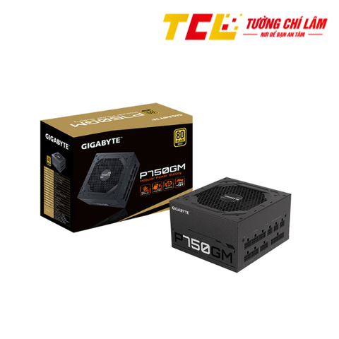 NGUỒN GIGABYTE GP- P750GM 750W (80 PLUS GOLD/FULL MODULAR/MÀU ĐEN)