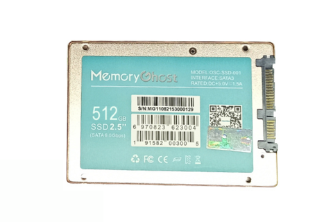 Ổ Cứng SSD Memory Ghost SSD-001 512GB SATA III 2.5 Inch (MGSSD-512GB) (Đọc 540MB/s - Ghi 550MB/s)