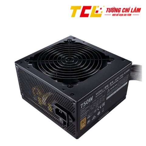 NGUỒN MÁY TÍNH COOLER MASTER MWE V2 230V 750 750W PLUS BRONZE (80 PLUS BRONZE/MÀU ĐEN)