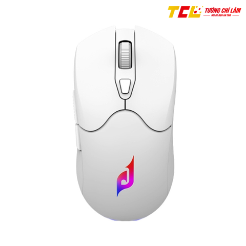CHUỘT GAMING KHÔNG DÂY EDRA EM623W TRẮNG (USB WIRELESS 2.4GHZ /BLUETOOTH/RGB/HUANO SWITCH)