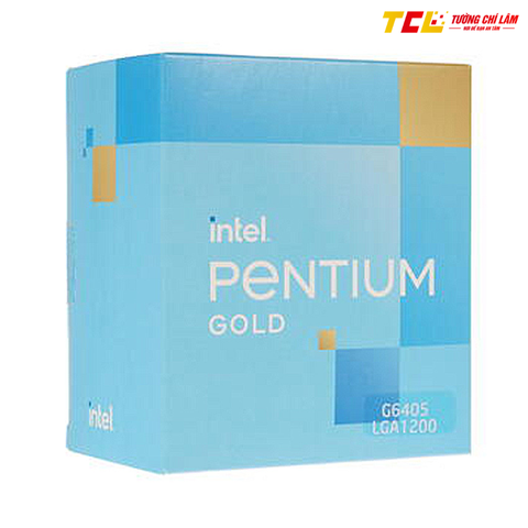 CPU Intel PENTIUM GOLD G6405 (Turbo up to 4.1 GHz | 2 nhân 4 luồng | 4MB Cache | LGA 1200 |  Comet Lake)