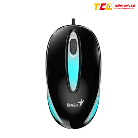 CHUỘT CÓ DÂY GENIUS DX-MINI (USB/ĐEN/RGB/BLUEEYE)