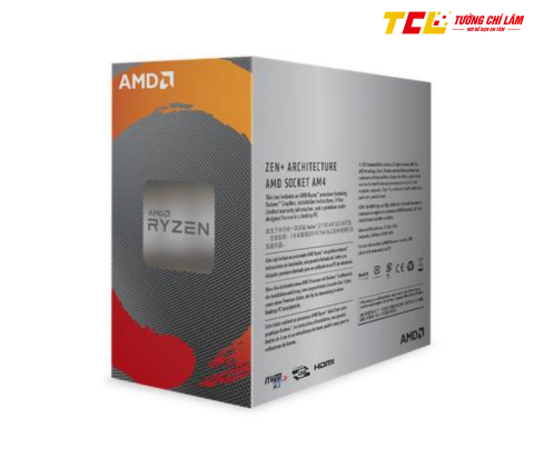 CPU AMD Ryzen 3 3200G (3.6 GHz up to 4.0 GHz | 4 nhân 4 luồng | 6MB Cache | AM4 | 65W)