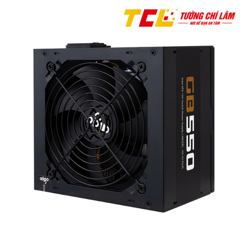 NGUỒN MÁY TÍNH AIGO GB550 - 550W (80 PLUS BRONZE/MÀU ĐEN)