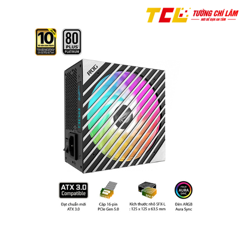 NGUỒN MINI SFX-L ASUS ROG LOKI 1000P 1000W PLATINUM ( PCI GEN 5.0 - FULL MODULAR)