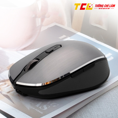CHUỘT KHÔNG DÂY NEWMEN F900S SILVER GREY (DUAL MODE BT5.0/3.0 & 2.4GHZ, SILENT SWITCH)