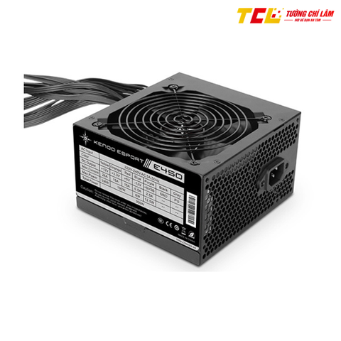 NGUỒN KENOO ESPORT E450 - 450W ( MẦU ĐEN/TRAY )