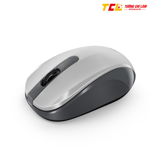 CHUỘT KHÔNG DÂY SILENT GENIUS NX-8008S (WIRELESS 2.4GHZ/TRẮNG/BLUEEYE)