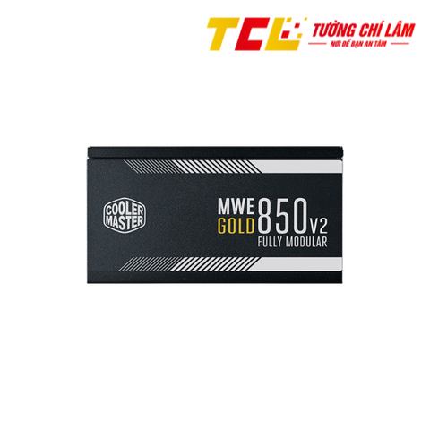 NGUỒN MÁY TÍNH COOLER MASTER MWE GOLD 850 - V2  850W ( 80 PLUS GOLD/MÀU ĐEN/FULL MODULAR)