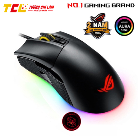 CHUỘT ASUS ROG GLADIUS II (USB/RGB/MÀU ĐEN) (P502)